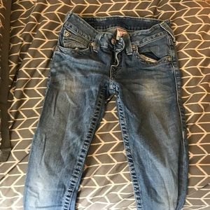 True religion light wash jeans